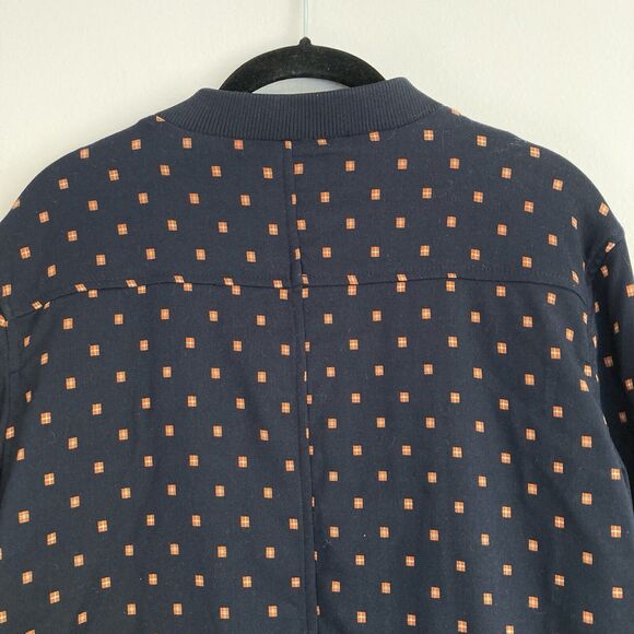 Anthropologie Harlyn Womens Full Zip Jacket Navy Orange Size XL Pockets Casual - Picture 8 of 10